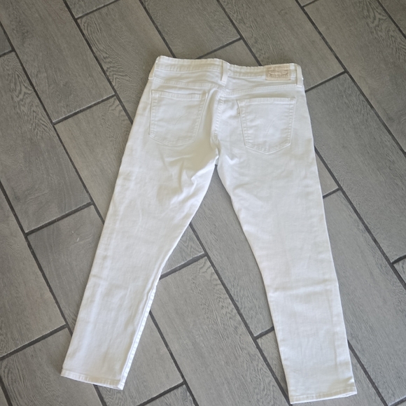 Levi's Women's White Boyfriend Jeans Size 27‎ wp10 - Picture 7 of 7